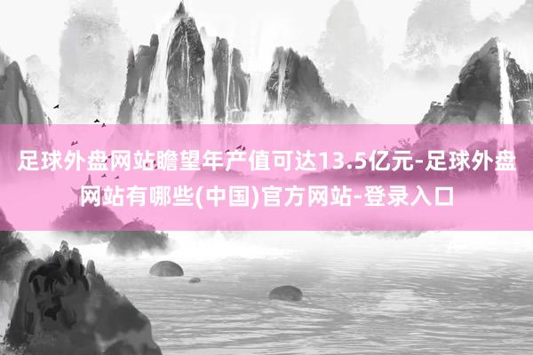 足球外盘网站瞻望年产值可达13.5亿元-足球外盘网站有哪些(中国)官方网站-登录入口